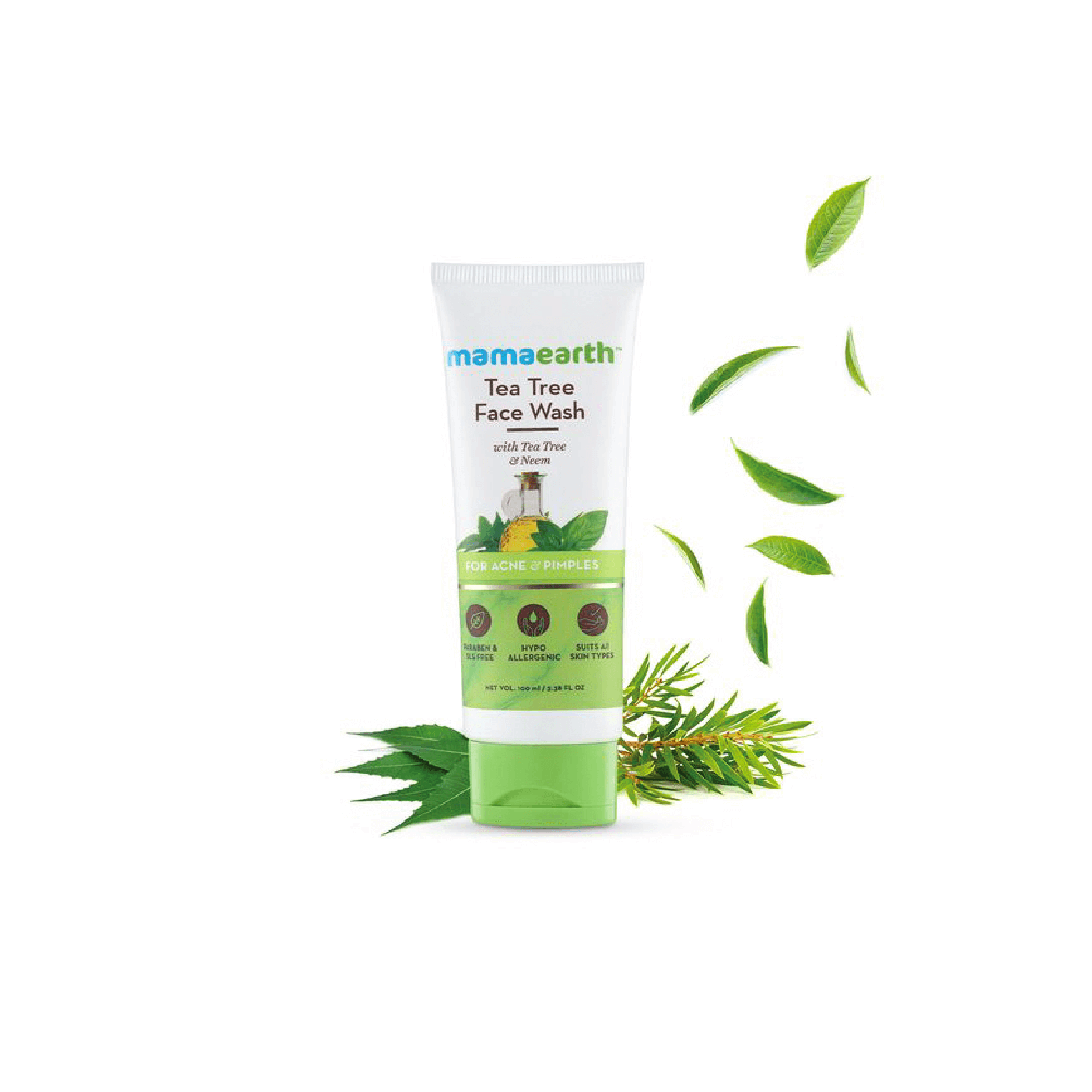 Tea Tree Face Wash for Acne and Pimples 100ml